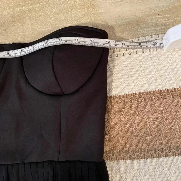 NWTS.‎ Sans Souci strapless pleated chiffon dress - Picture 8 of 12